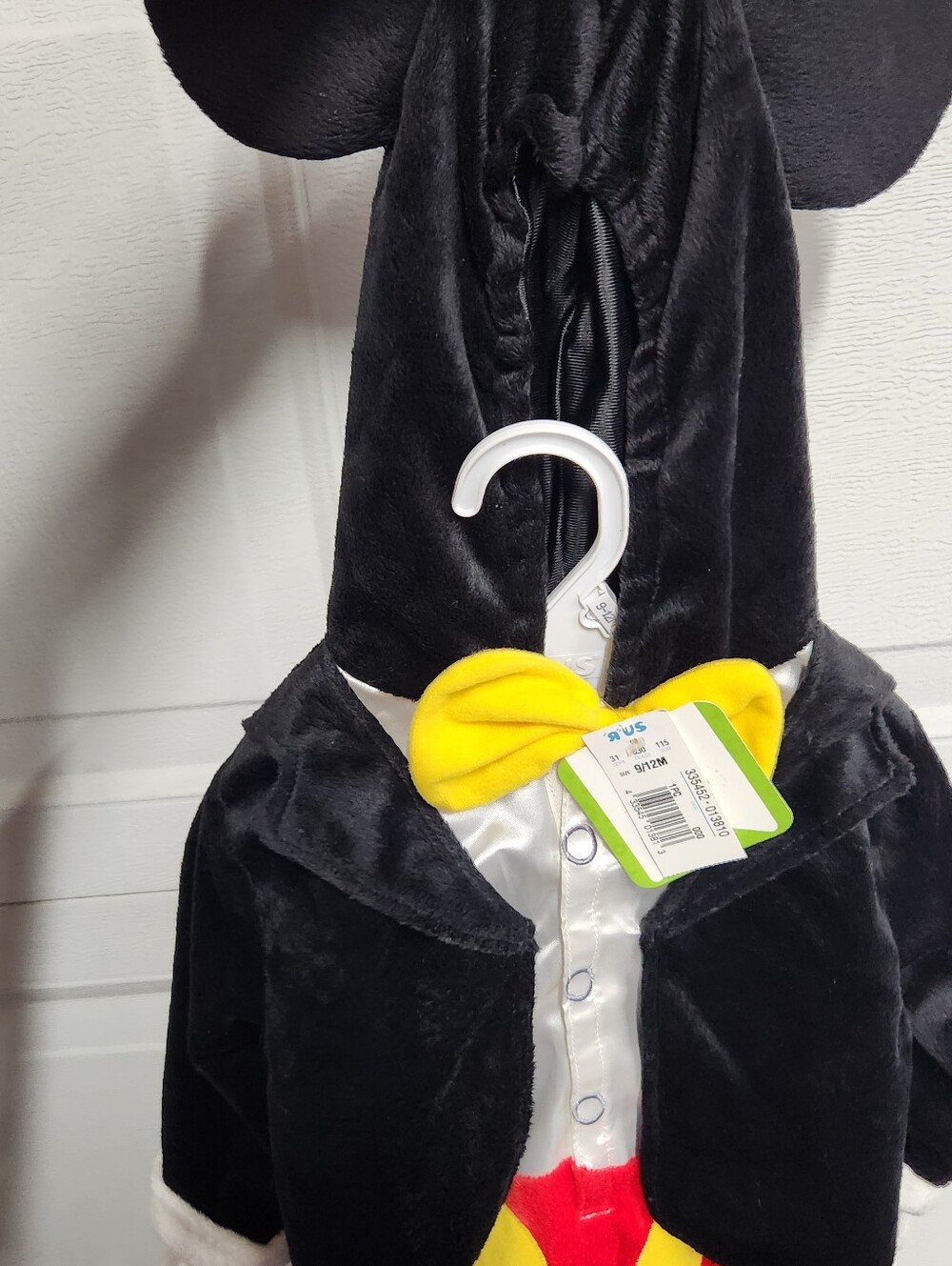 Disney Mickey Mouse Baby Costume Sz 9/12M Toys R Us Halloween - Picture 12 of 14